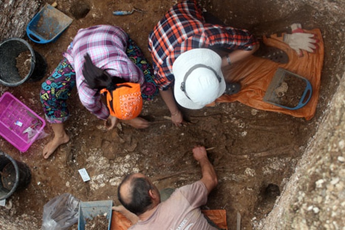5,000-year-old bones excavated in Ha Tinh - 5