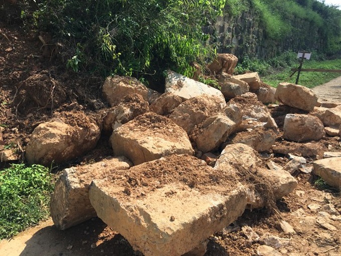 Ho Dynasty Citadel faces erosion caused by Storm Doksuri - 2