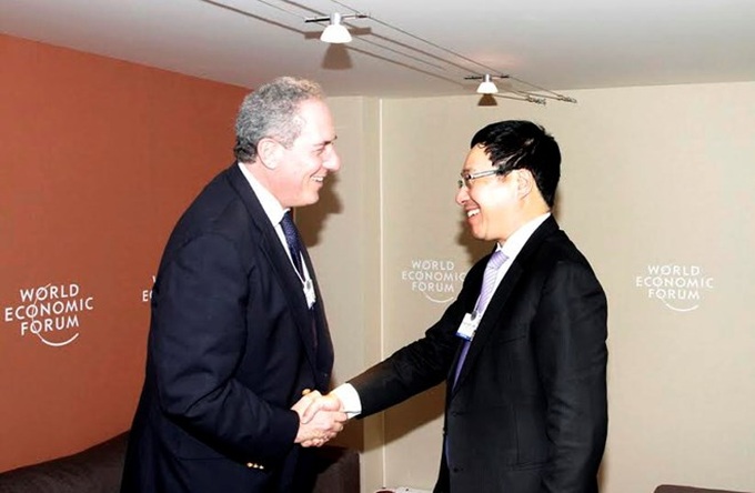 Deputy PM holds bilateral meetings at WEF 2015 - 1 Deputy PM holds bilateral meetings at WEF 2015 - 1