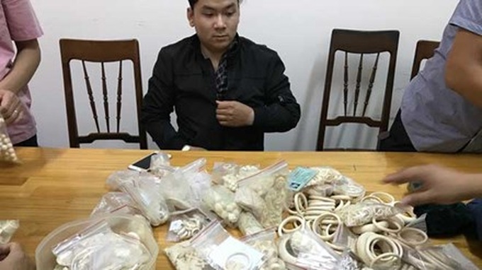 Ivory jewellery seized in Gia Lai - 1