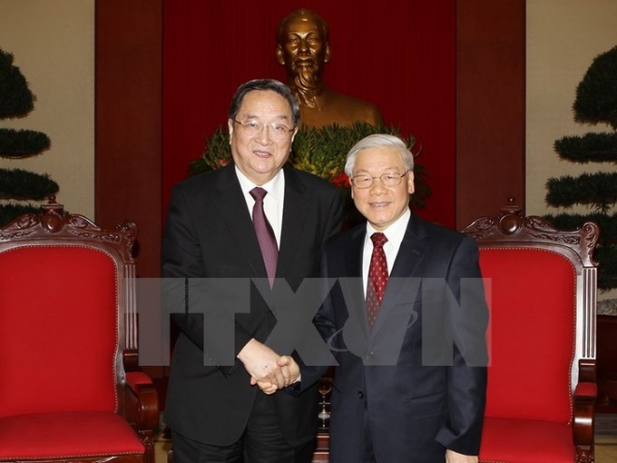 China’s top political advisor welcomed in Hanoi - 1 China’s top political advisor welcomed in Hanoi - 1