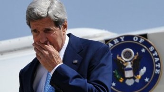 Palestinian politicians reject Kerry’s map for peace talks - 1