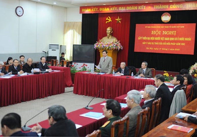 Overseas Vietnameses comment on constitutional revision - 1 Overseas Vietnameses comment on constitutional revision - 1