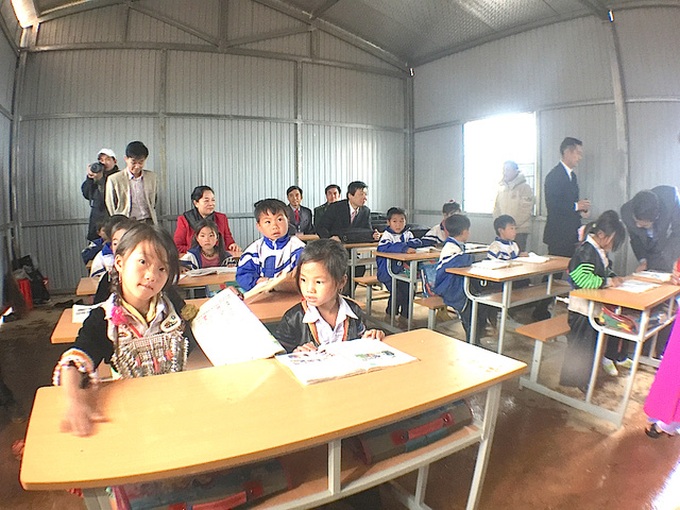 Japanese organisation helps to build classrooms in Nghe An - 2