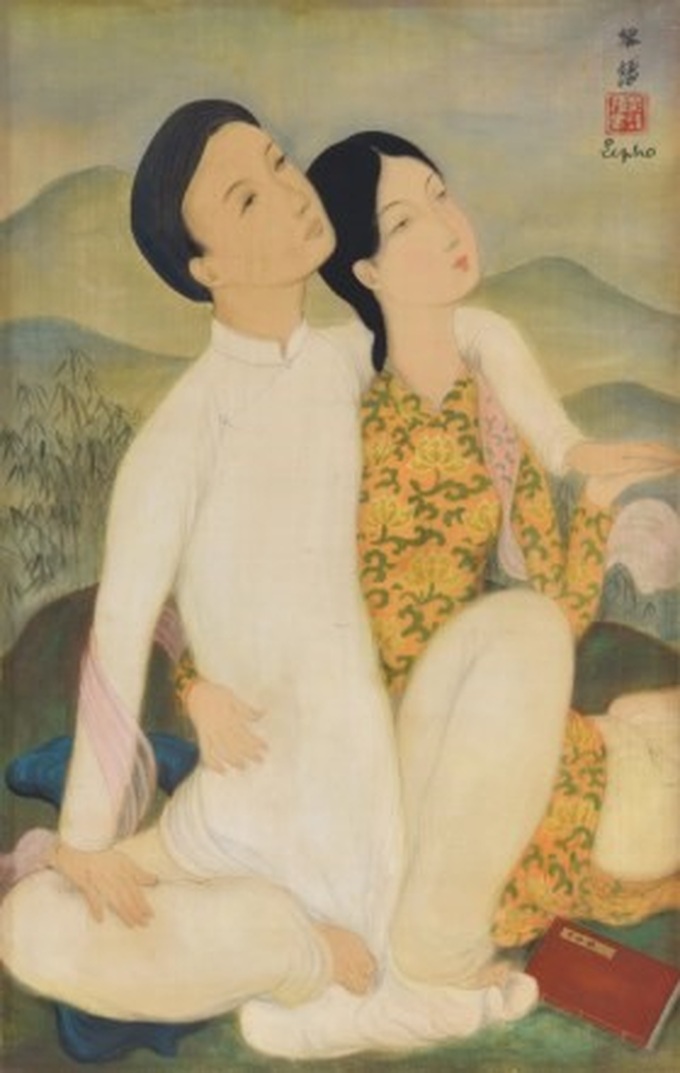 Vietnamese artist’s paintings sell at high prices in Hong Kong - 2 Vietnamese artist’s paintings sell at high prices in Hong Kong - 2
