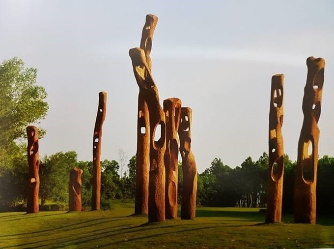 International artists create in forest project - 1