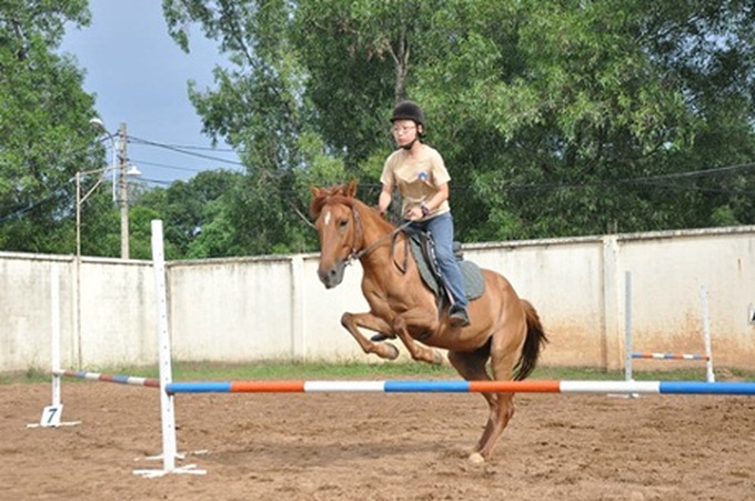 Horseback riding attracts young people in Ho Chi Minh City - 1