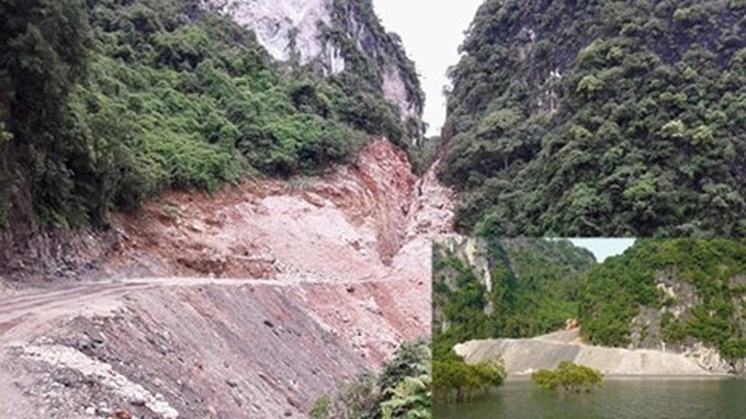 Illegal road project in Ha Long Bay’s buffer zone - 1