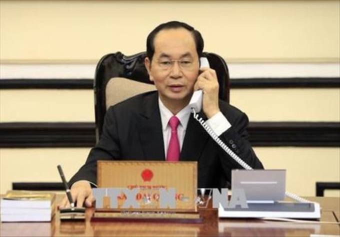 President holds phone talks with US counterpart - 1