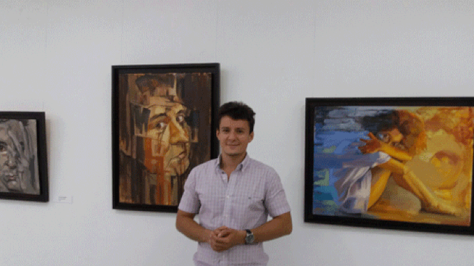 Romanian artist opens solo exhibition in Hanoi - 1 Romanian artist opens solo exhibition in Hanoi - 1