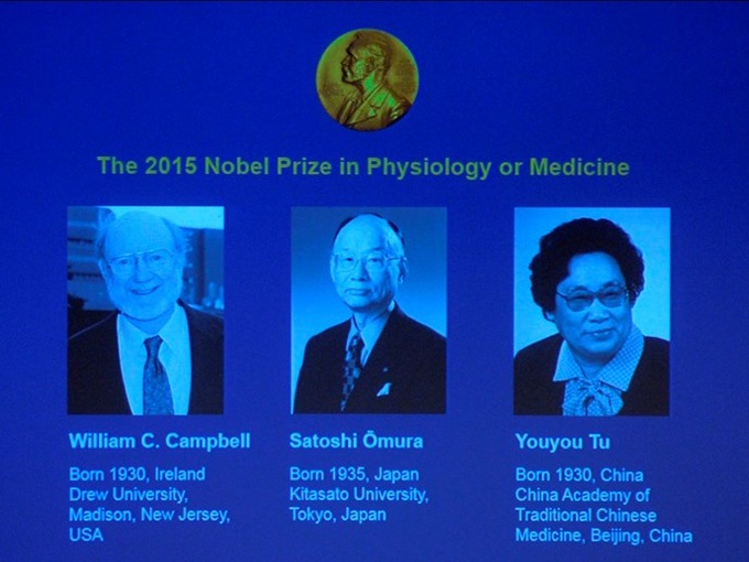 Three scientists share Nobel Prize for medicine for work on parasitic diseases - 1