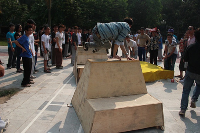Hanoi youth enjoy urban sports festival - 3 Hanoi youth enjoy urban sports festival - 3