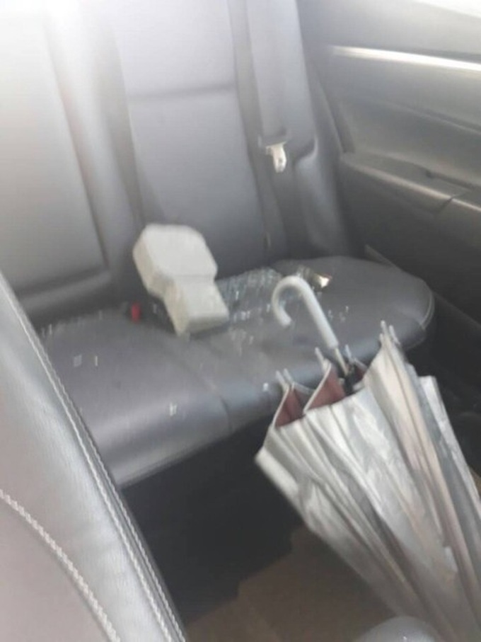 Cars vandalised in Danang - 2