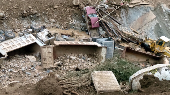 Flood and landslide wrecks Yen Bai - 2