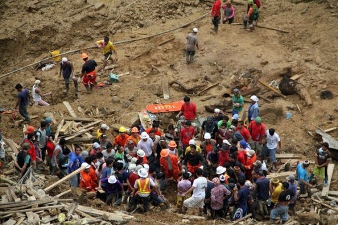 Death toll in Philippine landslide rises to 28 - 1