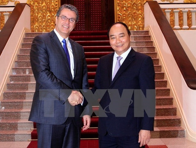 PM Phuc meets WTO Director-General - 1