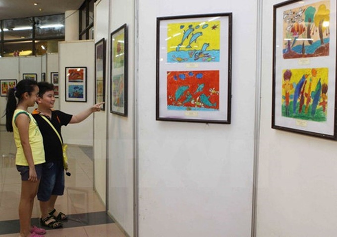 Vietnamese kids win 8 prizes in international drawing contest - 1