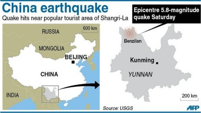 At least one dead in quake near China's Shangri-La - 1