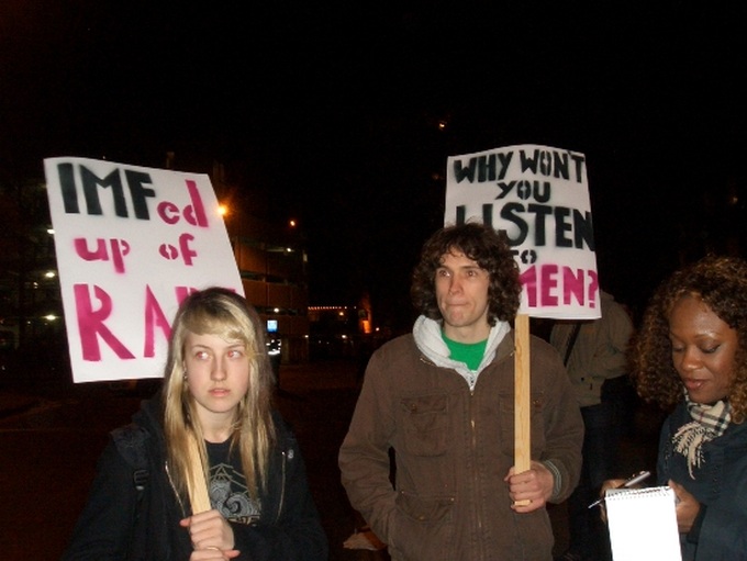 Cambridge University students protest Strauss-Kahn address - 4