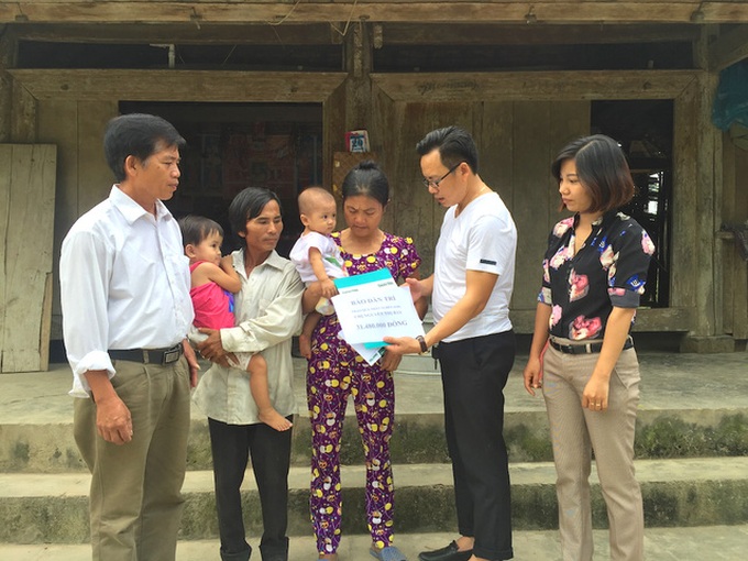 Readers help disadvantaged people in Nghe An - 1 Readers help disadvantaged people in Nghe An - 1