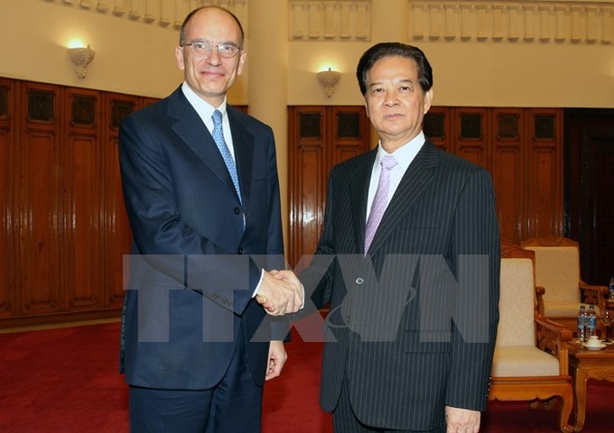 Italy’s former Prime Minister welcomed in Vietnam - 1