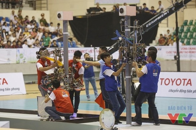 National Robocon final gets underway in Ninh Binh - 1