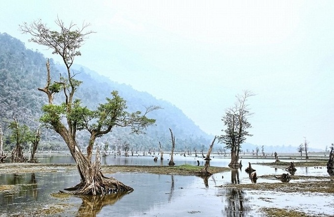Charming beauty of Noong Lake in Ha Giang - 5