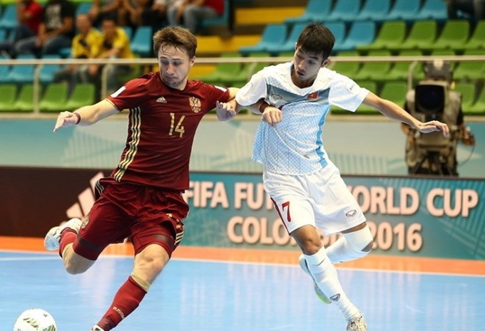Vietnam lose to Russia in Futsal World Cup knock-out stage - 1 Vietnam lose to Russia in Futsal World Cup knock-out stage - 1