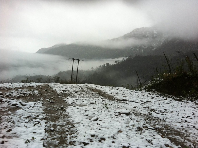 Snow falls in Sapa - 4 Snow falls in Sapa - 4