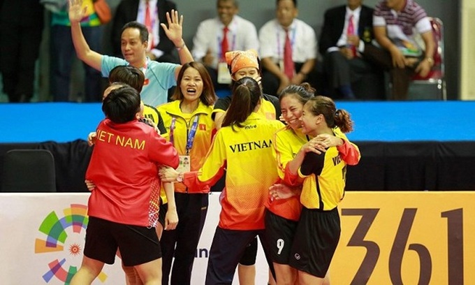 Women’s sepak takraw team succeeds in changing medal colour - 1 Women’s sepak takraw team succeeds in changing medal colour - 1