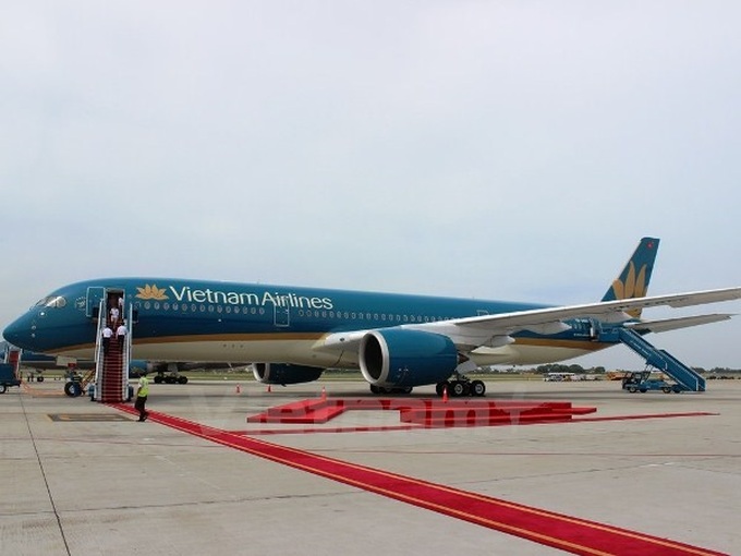 A350 plane makes maiden Hanoi-HCM City voyage - 1 A350 plane makes maiden Hanoi-HCM City voyage - 1