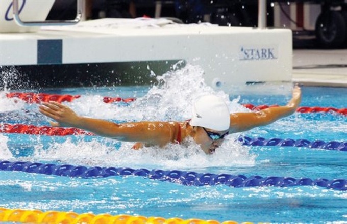 Vietnamese swimmer targets 8-10 golds at SEA Games - 1 Vietnamese swimmer targets 8-10 golds at SEA Games - 1