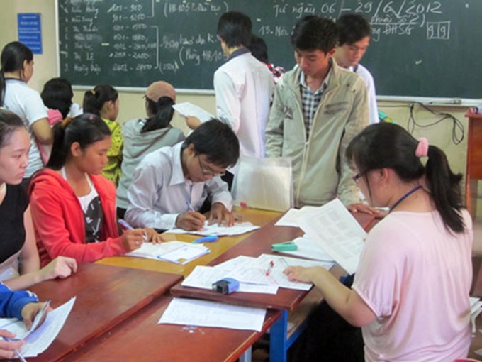 Universities losing billions of VND for entrance exams - 1 Universities losing billions of VND for entrance exams - 1