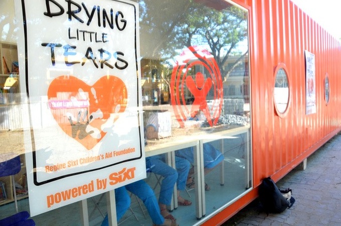 Used shipping containers turned into libraries - 2