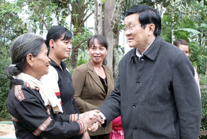 President urges Binh Dinh to develop fisheries, forestry - 1