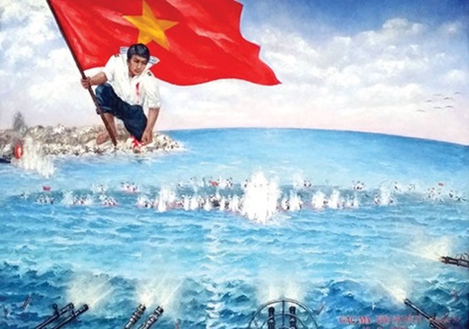 Painting to be auctioned to support Gac Ma Island - 1