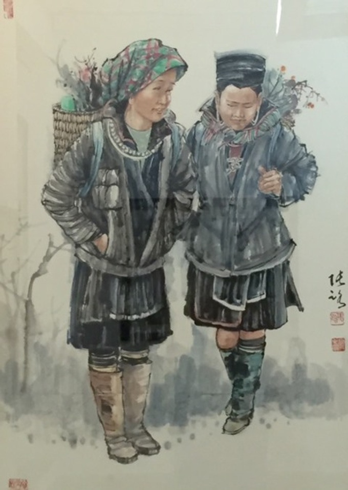 Watercolour painting exhibition celebrates National Day - 2 Watercolour painting exhibition celebrates National Day - 2