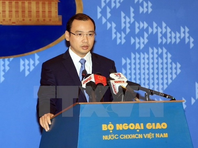 Vietnam objects to all coercion against its vessels: Spokesman - 1 Vietnam objects to all coercion against its vessels: Spokesman - 1