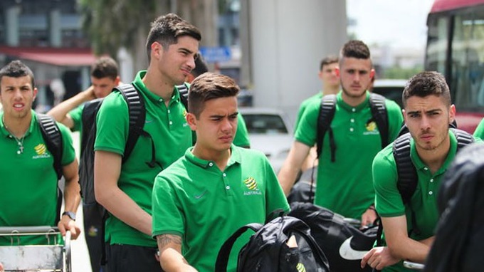 U19 Australia arrives in Hanoi for Nutifood Cup - 1 U19 Australia arrives in Hanoi for Nutifood Cup - 1