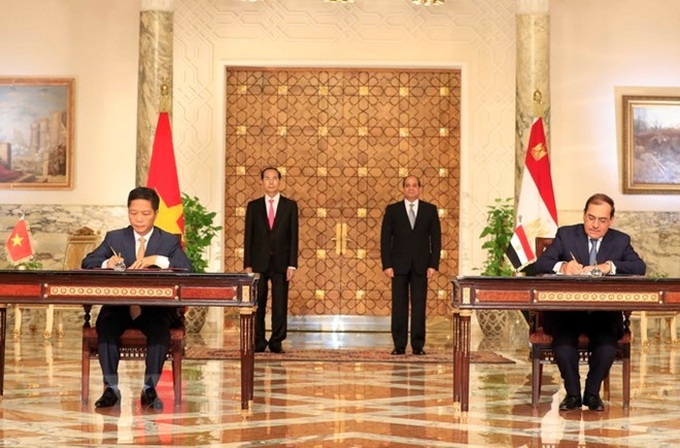 Vietnam, Egypt issue joint statement - 1