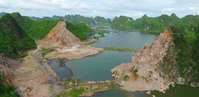 Navy implicated in Ha Long Bay limestone quarrying profiteering - 1