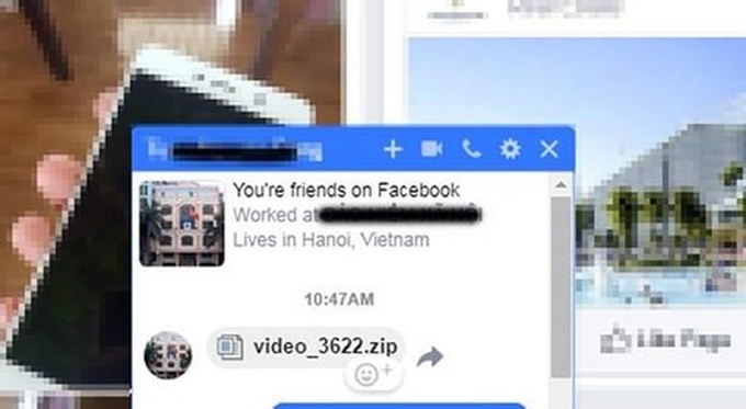 New virus attacks Vietnamese Facebookers - 1