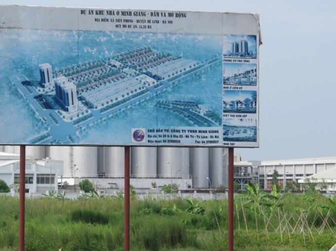 Huge urban area projects abandoned in Me Linh - 1