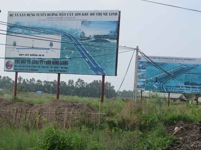 Huge urban area projects abandoned in Me Linh - 4