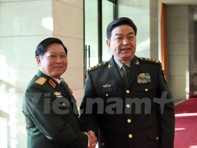Vietnamese defence minister meets Chinese counterpart in Beijing - 1 Vietnamese defence minister meets Chinese counterpart in Beijing - 1
