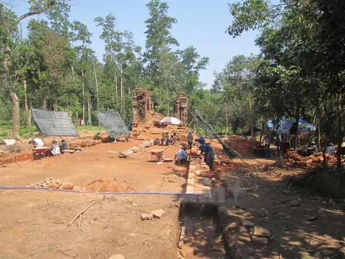 Ancient road discovered at Mỹ Sơn Sanctuary - 1