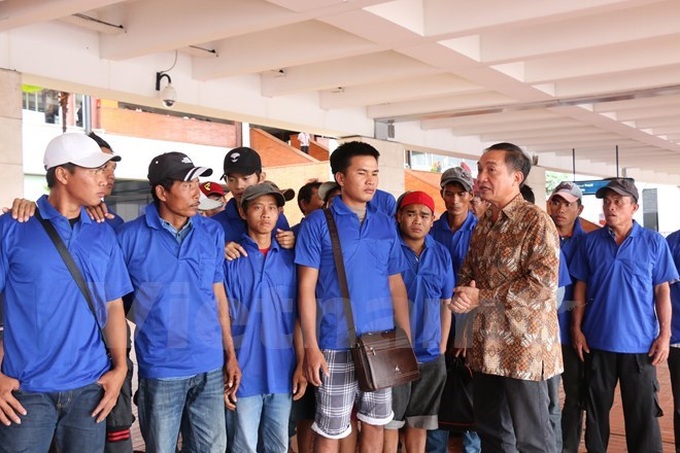Indonesia releases 39 Vietnamese fishermen - 1 Indonesia releases 39 Vietnamese fishermen - 1