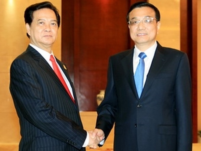 Vietnamese, Chinese PMs hold talks - 1 Vietnamese, Chinese PMs hold talks - 1