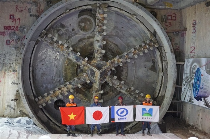 Second metro tunnel in HCM City completed - 1