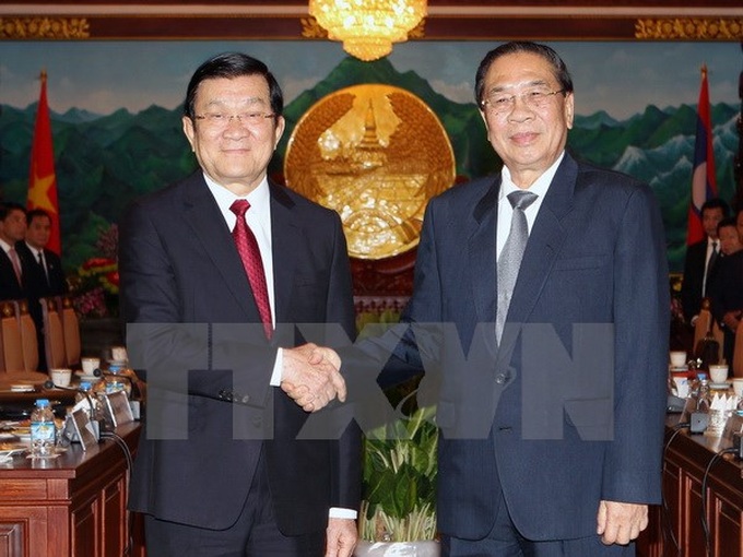 State President meets with top Lao leader - 1 State President meets with top Lao leader - 1